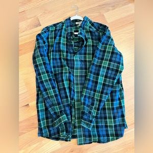 L.L.Bean long sleeved flannel xxl tall